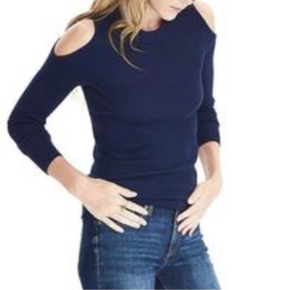 Banana Republic Cold Shoulder Sweater - Picture 1 of 5